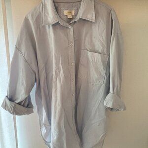 Blue buttondown shirt from Maeve